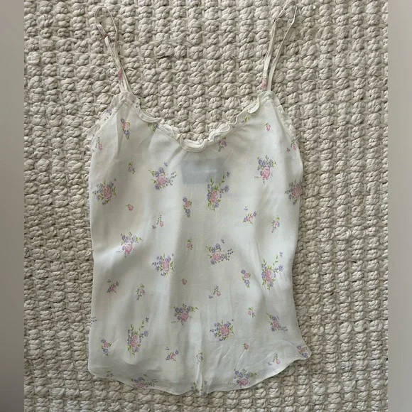 Reformation - Fiddle Ruffled Camisole - S - Picture 2 of 7